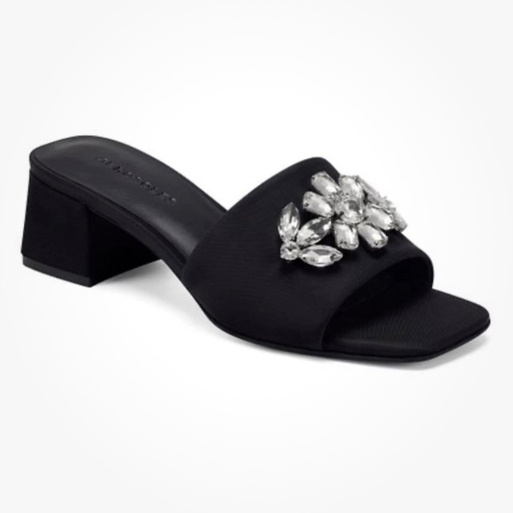 Aerosoles Black Eventi Jeweled Slip On sz 9.5 - Picture 6 of 10